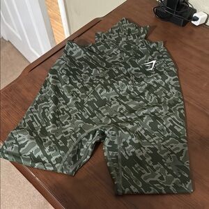 Green Camouflage leggings